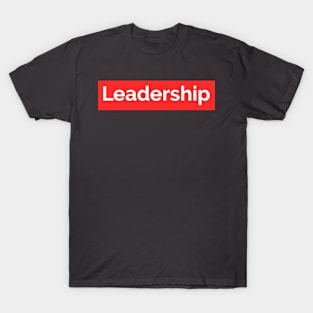 Leadership -Red Block T-Shirt